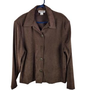 Briggs dark olive green shirt 1X